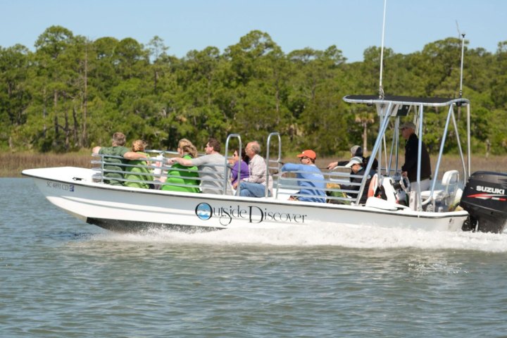 People on a private charter